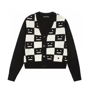 20SS Женский дизайнер -дизайнерские свитеры кардиган вязаные вязаные топы