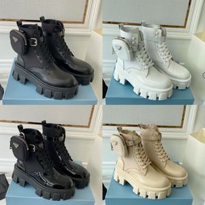Kobiety Projektanci Rois Boots Ankle Martin Boots i Nylon Boot inspirowane wojskowymi butami bojowymi w dołączonym rozmiarze