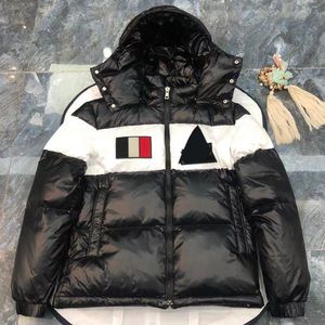 Designer Men Parkas Women's Embroidered Badge Standing Neck Hooded Puffer Par Tjocken varm Löst vinter Down Jacket Vest Storlek 1/2/3/4/5 861