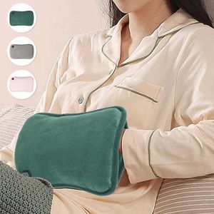 Riscaldatori domestici Bottiglia di acqua calda ricaricabile Borsa USB elettrica con copertura in peluche Custodia portatile Scaldapiedi per Y2209