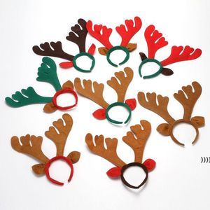 Christmas Antler Headband Elk Hair Hoop Reindeer Hair Accessoire Festival Decoration LBB15886