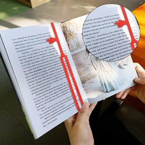 1pcs Silicone Finger Point Bookmark For Reading Books 8 Inch Color Elastic Rubber Strap Marker Page Holder E6468