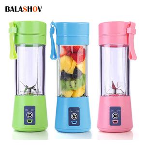 Ferramentas de vegetais de frutas liquidificador portátil misturador USB Máquina elétrica Smoothie liquidificador Mini Processador de alimentos Liquidificadores de suco de liquidificador 220928