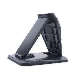 Mobiltelefonmontering står för bilpanelen Silicone Vehicle GPS Holder Compatible med iPhone GPS Galaxy och smartphones Automobile Cradles Universal-Black