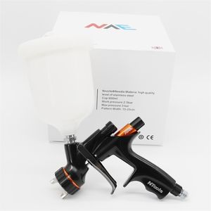 Spray Guns NVE 1,3 mm rostfritt stål Munstycke Luft /vattenbaserad färg /lack ER / /Air Tools 220928