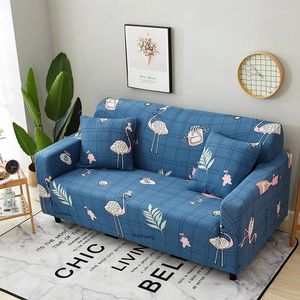 Chair Covers Blooming Bunch Of Flowers Sofa Protector CoverSofa Slipcovers Sectional Sofacover For Living Room Dark Gray Leaves Stretch