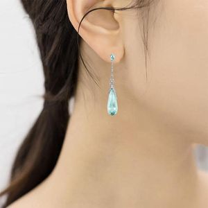 Stud Earrings SODROV Water Drop Crystal Accesorios Mujer 2022 Luxury Jewelry Earings For Women