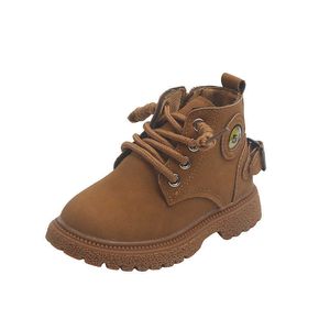 Boots COZULMA Children 1-6 Years Toddler Kids Snow Boys Girls Soft Sole Shoes Sneakers Leather 21-30 T220928
