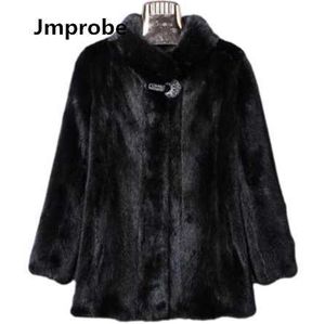 Women's Fur Faux New Soft Women'S Short Section Imitation Outwears Black White Winter Autumn Warm Fake Jackets Casual Coats J3234 T220928