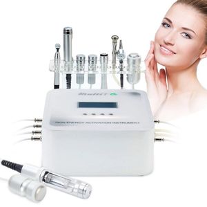 Multifunction 7 in 1 Mesotherapy Beauty Equipment Dermabrasion, Face Lift, RF, Cold Hammer, and Micro Current Facial Machine for Comprehensi