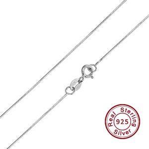 Fashion Jewelry Sterling Silver Chain Halsband Snake Chain for Women mm Inches282n