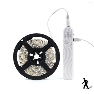 Paski 5 V Indukcja podczerwieni Pasek LED USB/Bateria Zasilanie Czujnik Nocny Lampka 1M 2M 3M Dioda Tape Pokój dla dzieci Lampa nocna