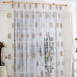 Curtain 200 100cm Line String Window Tassel Door Room Divider Scarf Valance Eindproducten Eenvoudige Moderne Slaapkamer Nordic