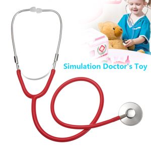 Barn Stetoskop Toy Tool Simulation Doctor's Toys Family Parent-Child Games Imitation Plastic Stetoskop Tillbehör 1119