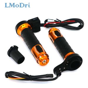 Home Heaters LMoDri Motorcycle Hot Grip Motorbike ATV Scooter Electric Heated Grips 22mm 7 8" Handlebar Hand Warmer Aluminum 12V Y2209