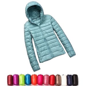 Womens Down Parkas Casual 90% Ultra Light White Down Jacket Women Women Winter Warm Coat Lady Plus Size Jackets Feminino Parka 220929