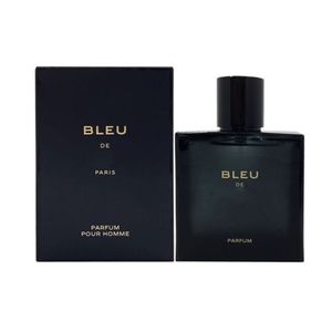 Marca de luxo 100ml Bleu De Perfume pour homme spray bom cheiro de longa duração Blue Man Cologne Spray navio rápido