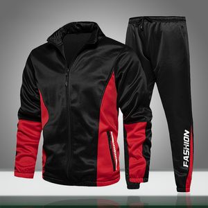 Erkekler Sıradan Set Kapşonlu Bahar Sonbahar Yeni Erkekler Spor Giyim Takipleri Hoodies Pants 2 PCS Hip Hop Street Giyim Spor Takımları