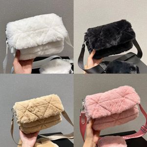 Neue Designer-Tasche, luxuriöse Damen-Umhängetaschen, Handtasche, Designer-Crossbody-Geldbörse, Damen-Geldbörsen, 2022, hochwertiger Plüsch mit hoher Kapazität, erhältlich in 5 Farben