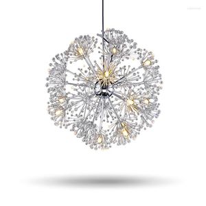 Chandeliers Modern Lights Bedroom Restaurant LED Star Clothing Store Lamps Dandelion Fireworks Living Room Lighting