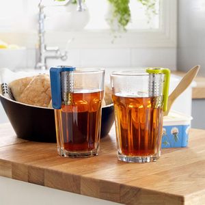 Dinnerware Sets Stainless Steel Mesh Tea Infuser Coffee Filters Reusable Strainer Chinese Loose Leaf Spice Filter Cup Accessoires 3pcs