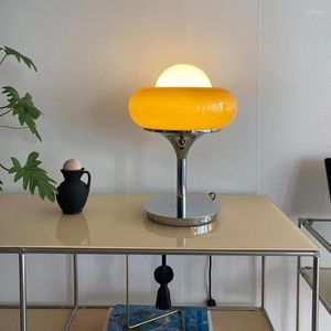 Table Lamps Ins Glass Stained Lamp Children's Bedroom Bedside Atmosphere Decoration Egg Tart