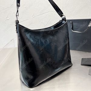 Fashion Tote Bags High Leather Shoulder Bag Large Capacity Handbags School Crossbody Top Designers Classic Handbag Shopping Totes Women Travel Cross Body Black