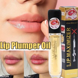Lip Gloss Transparante lippen Plumperolie Hydraterende repareren Anti veroudering Serum Instant volume sexy verminderen fijne lijntjes cosmetica