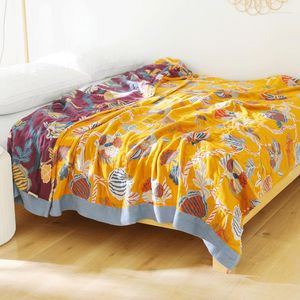 Одеяла богемный стиль хлопковой муслин бросить диван одеяло детское покрывало для детей взрослые кровати.