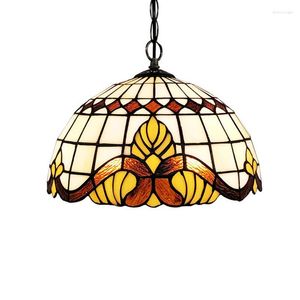 Kolye lambaları Yaratıcı Chandelier Restoran Avrupa Retro Modern Minimalist Stil Oturma Odası Cam Renkli