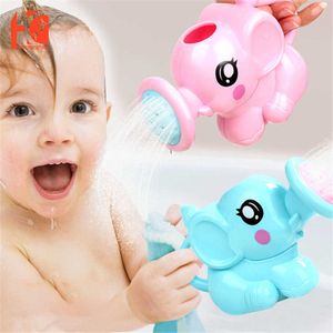 Zabawki do kąpieli dla niemowląt zabawki kąpielowe Słon prysznic woda plażowa zabawka plastikowa podlewanie może pływać zraszacza do wody dla dziecka T220930