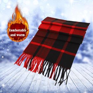 Scarves Women Silk Head Scarf Ladies Warm Long Shawl Colorful Casual Set Gloves And Hat Plaid Blanket Teal