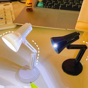 Lâmpadas de mesa LED Mini Lamp Foldable Night Reading Livro para sala de casa ComputerLaptop Small Lights Eye Protections Desk