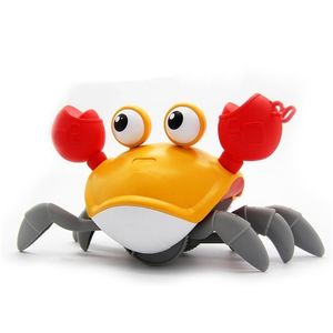 Novel Games Children's Funny Toys Outdoor Beach Water Toy Parent-Child Interaktion Söt Amfibisk rep Clockwork Crab Creative Gift 220930