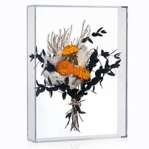 3d bloemen fotolijst schaduw boeket display bloemenhoes diep alle heldere geheugenbox afbeelding frames