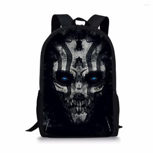 Schooltassen Coole Skull Print Children's Kids Backpacks For Teenagers Boys Laptop Travel Custom Design Daypacks