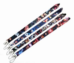 20pcs Cartoon Jujutsu Kaisen Japan Anime Neck Strap Lanyards Badge Holder Rope Pendant Key Chain Accessorie New Design boy girl Gifts Small Wholesale #15