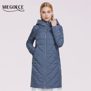 Womens Down Down Parkas Miegofce Collection Women Coat Profact à prova de vento Jaqueta feminina Slider Zipper lateral à prova d'água Jaqueta feminina Parka C21509 220930