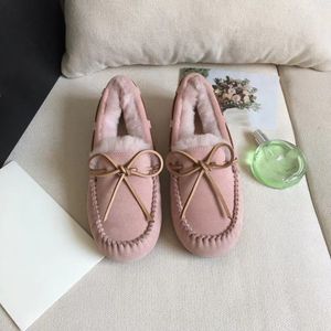 캐주얼 부츠 여성 패션 나비 넥타이 완두콩 신발 아파트 크기 35-40