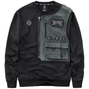 Men's Hoodies Sweatshirts Fashion Techwear Hi Street Mechanical Tactical Pullover Personality Cargo Tops 220929