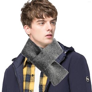 Bandanas homens inverno lenço quente lenços machos pescoço para jaquetas desgaste casual sweatshirt amigável para a pele usando presente