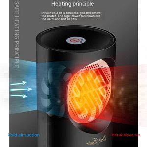 Space Heaters Portable Electric Heater Stove Hand Winter Warmer Machine Furnace Bedroom Office Quartz Thermal Heating Radiator Hot Air Blower Y2209