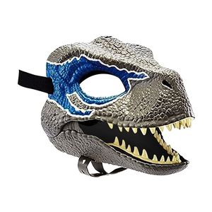 Novelty Games Dinosaur Full Face Mask Can Open Helmet Children Masquerade Accessories Cosplay Party Props Kids Gift Funny Toys 220930