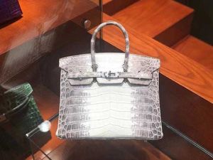 Birkinbag Designers torebki Projektowanie torby Push Crocodile Skórzanie Himalayan Women Oryginalna Nilu duża pojemność AYW