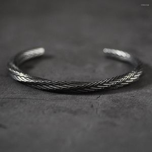 Pulseira nórdica Viking Bracelets Bangles para homens pulseras hombreas titânio aço jóias SS-161