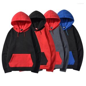 Herr hoodies gym winer modemärke män topp 2022 hösten man splice pullover mens tröjor hoodie kläder eu storlek storlek