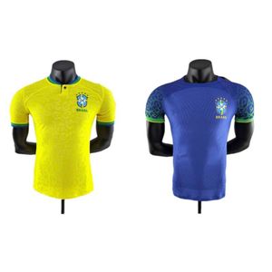 2022/23 Wersja Brasil Player koszulka piłkarska Brazylia #11 P.Coutinho #9 G. Jesus Soccer Mundur Casemiro Marcelo Raphinha Football Shirt