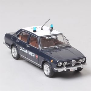 Diecast Model Car No Box Atlas DeAgostini 1/43 Scale Alfa Romeo Alfetta 1972 Carabinieri LTaly Car Vehicles Metal Toys 220930