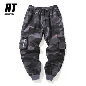 Männer Hosen Hip Hop Cargo Pant Mens Fashion Jogger Casual Streetwear Multi-Pocket Bänder Military Männer Harem Große Größe 220930