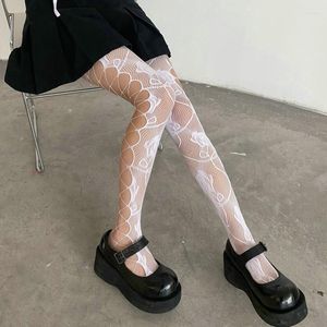 FESTIDAS DE FESTO FISHNET TLIFS COSPLAY BRANCO DEEO LOLITA STOCKES MENHA MULHERES KAWAII GOTHIC Pantyhose Sexy Leggings for Girl